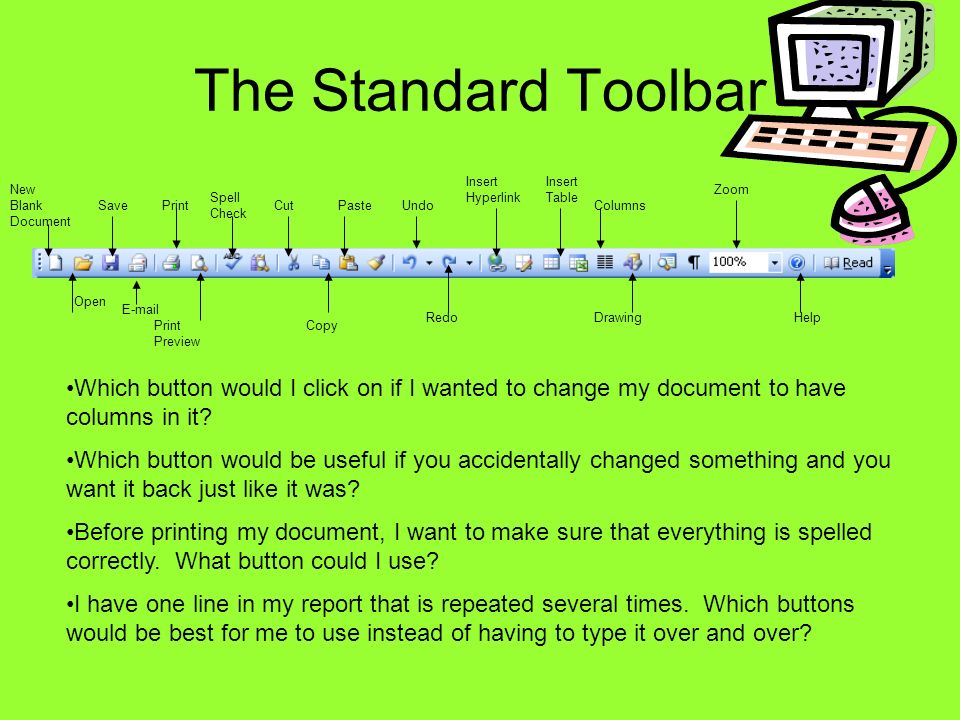 where add standard toolbar in word for mac 2011